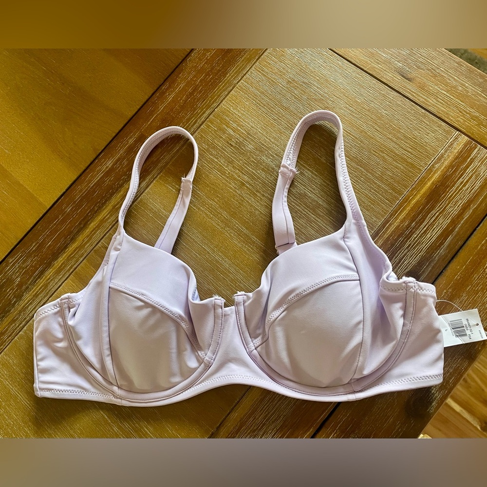 Old Navy Purple Swim Bra with Seamless Design